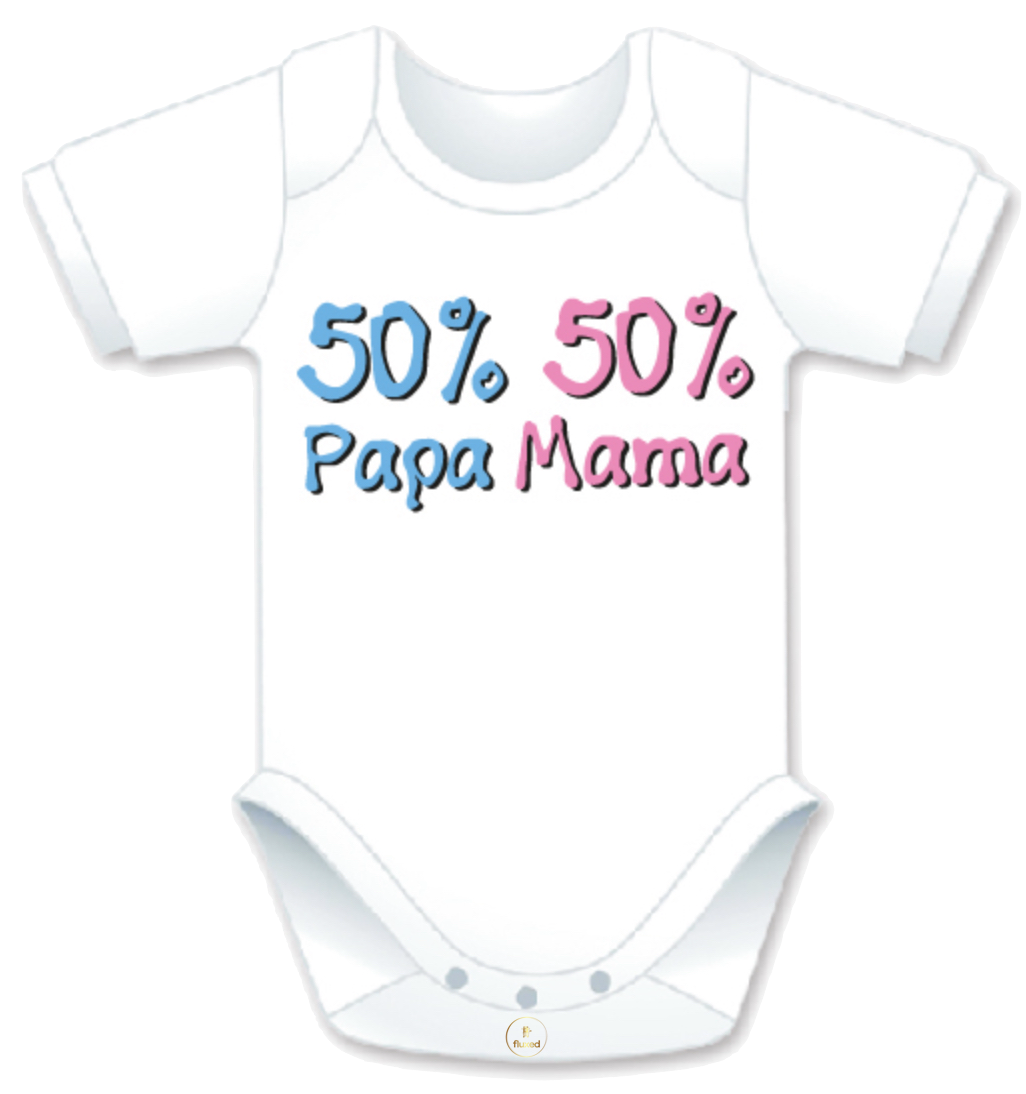 Baby-Body - 50% Papi 50% Mami - Nur CHF 17.90! Jetzt kaufen auf fluxed.ch
