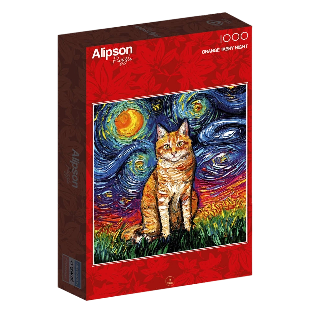 Alipson | Orange Tabby Night - 1000 Teile Puzzle - Nur CHF 16.90! Jetzt kaufen auf fluxed.ch