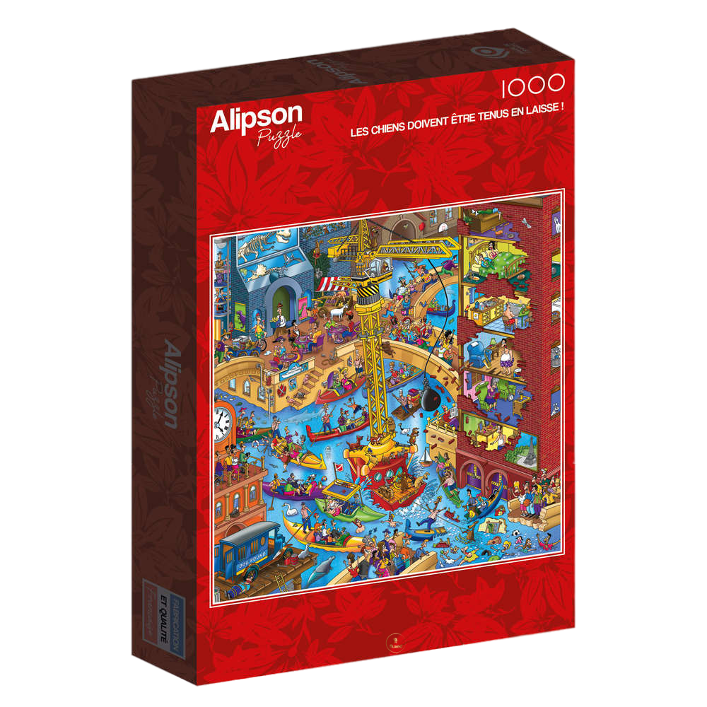 Alipson | Alle Hunde müssen an der Leine - 1000 Teile Puzzle - Nur CHF 16.90! Jetzt kaufen auf fluxed.ch