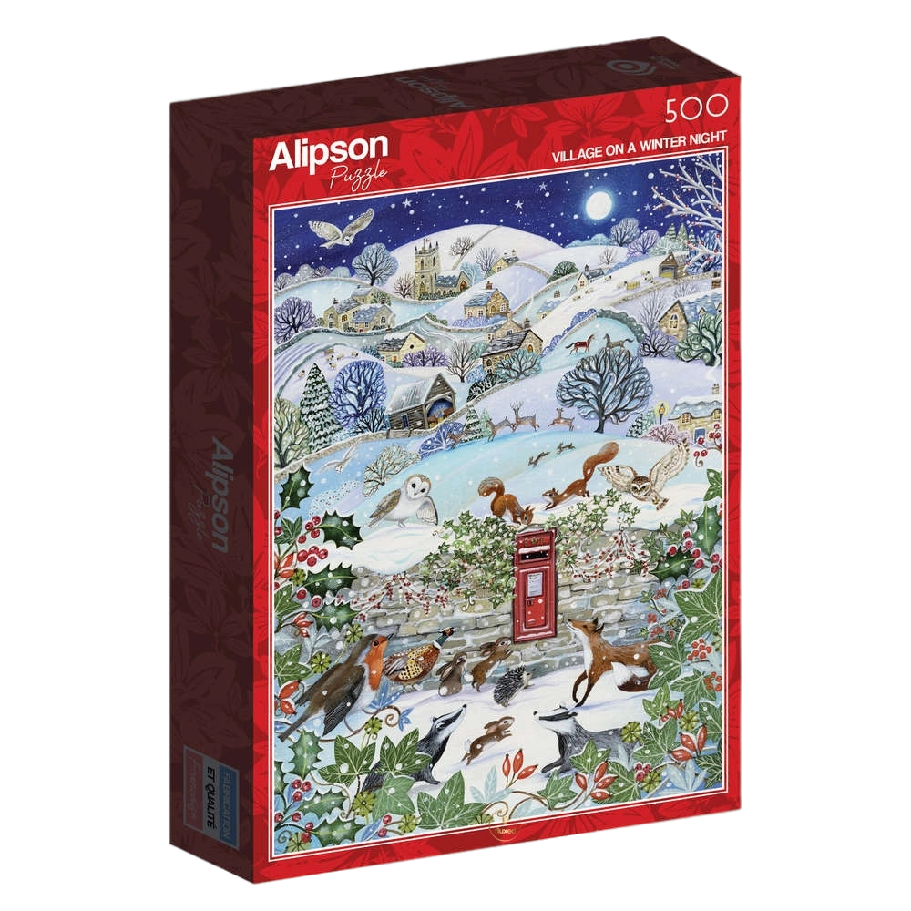 Alipson | Village on a winter night - 500 Teile Puzzle - Nur CHF 13.90! Jetzt kaufen auf fluxed.ch