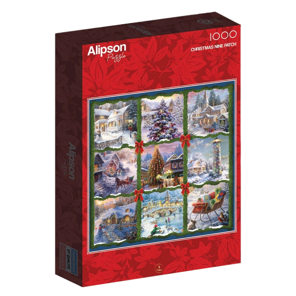 Alipson | Christmas nine patch - 1000 Teile Puzzle - Nur CHF 16.90! Jetzt kaufen auf fluxed.ch