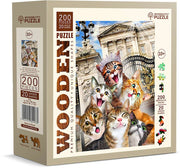 Wooden.City - Kittens in London - 200 Teile Puzzle