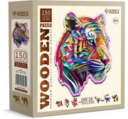 Wooden.City - Colorful Tiger - 150 Teile Holzpuzzle