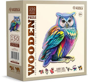 Wooden.City - Trendy Owl - 150 Teile Holzpuzzle
