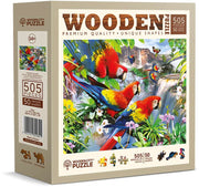 Wooden.City - Parrot Island - 505 Teile Holzpuzzle