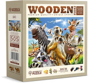 Wooden.City - Welcome to Africa - 505 Teile Holzpuzzle