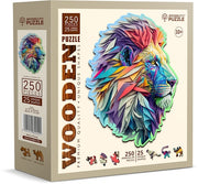 Woden.City - Modern Lion - 250 Teile Holzpuzzle
