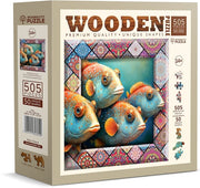 Wooden.City - Tropical Fish - 505 Teile Holzpuzzle