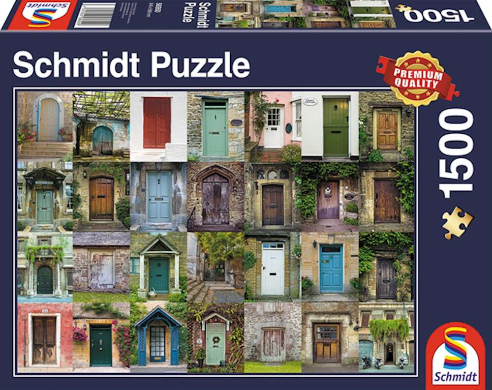 Schmidt - Türen - 1500 Teile Puzzle - Nur CHF 31.90! Jetzt kaufen auf fluxed.ch