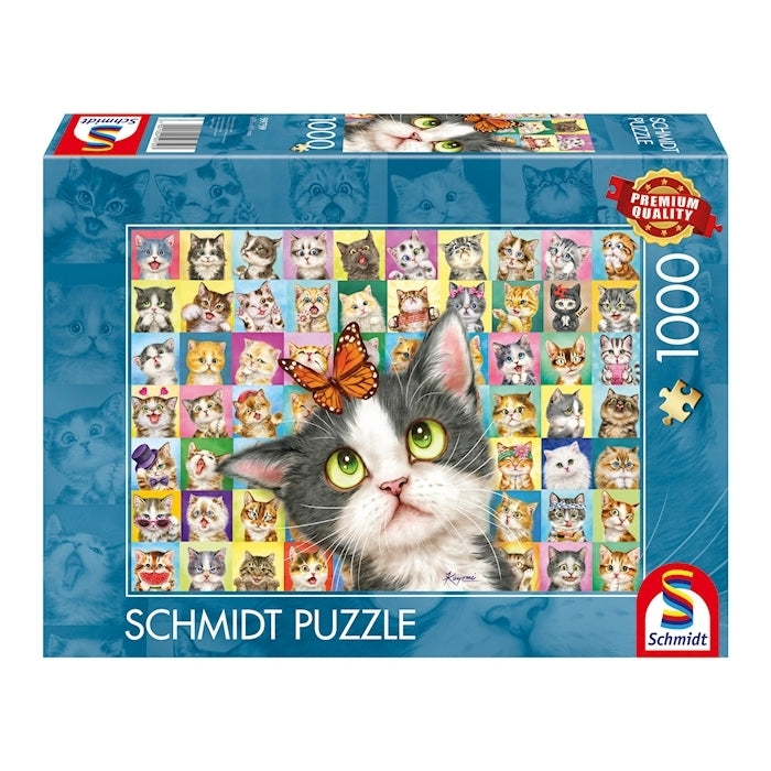 Schmidt - Katzen-Mimik - 1000 Teile Puzzle - Nur CHF 19.90! Jetzt kaufen auf fluxed.ch