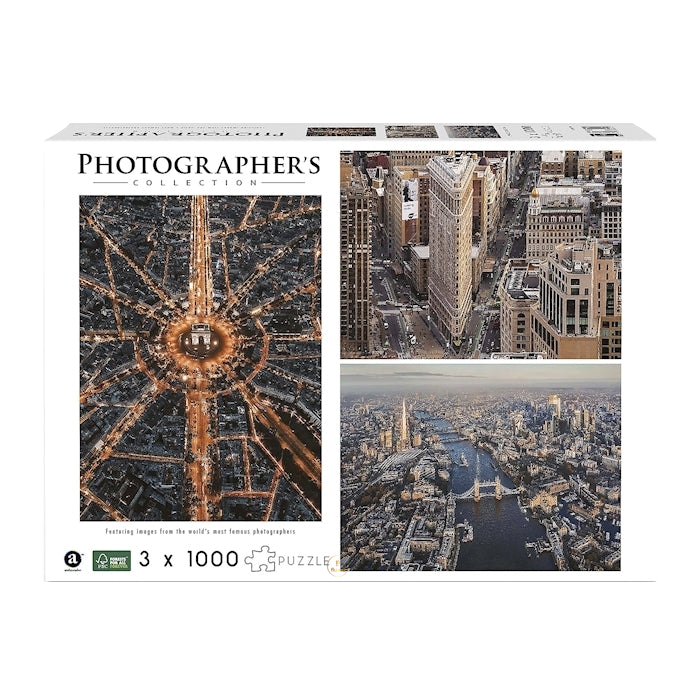 Ambassador | Weltstädte - 3 x 1000 Teile Puzzle - Nur CHF 36.90! Jetzt kaufen auf fluxed.ch
