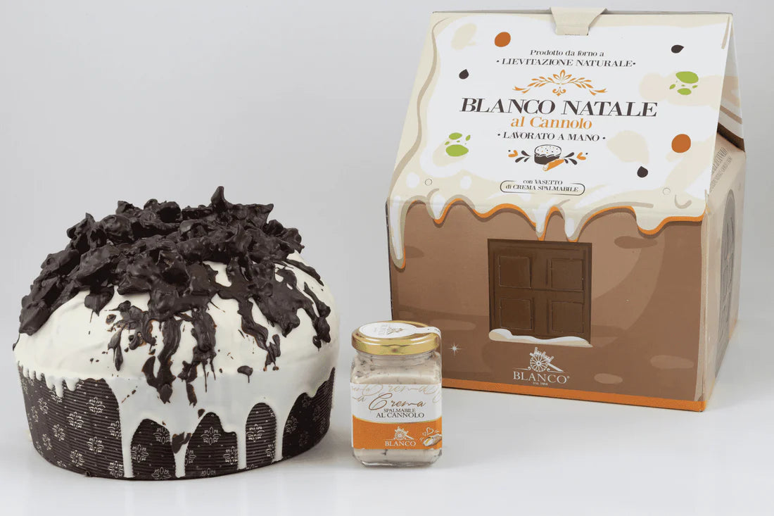 Blanco Natale | Panettone al Cannolo Siciliano inkl. Crema al Cannolo 190g