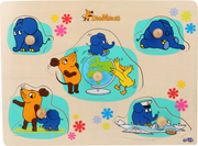 Legler (small foot) - Die Maus Setzpuzzle - 5 Teile-ab 12 Monaten
