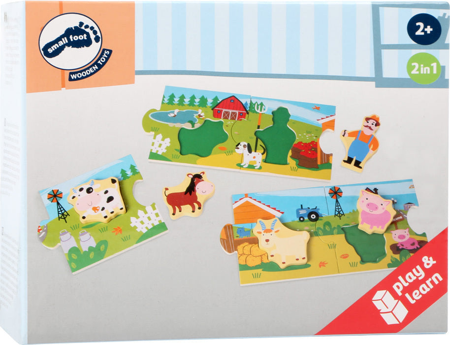 Legler (small foot) - Storypuzzle - Bauernhof - 10 Teile - ab 2 - Nur CHF 11.90! Jetzt kaufen auf fluxed.ch