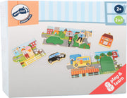 Legler (small foot) - Storypuzzle - Stadt - 10 Teile - ab 2 J.