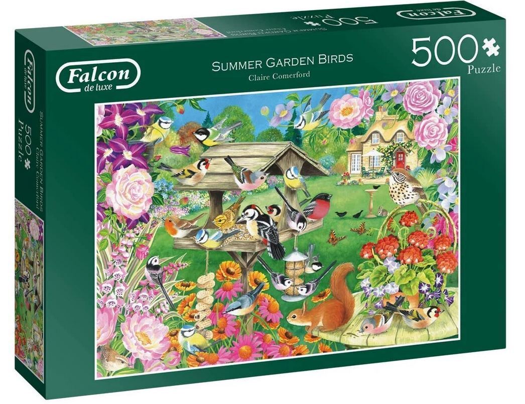 Falcon - Summer Garden Birds - 500 Teile Puzzle