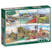 Falcon - Welcome to Wales - 1000 Teile Puzzle