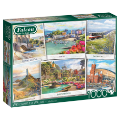 Falcon - Welcome to Wales - 1000 Teile Puzzle