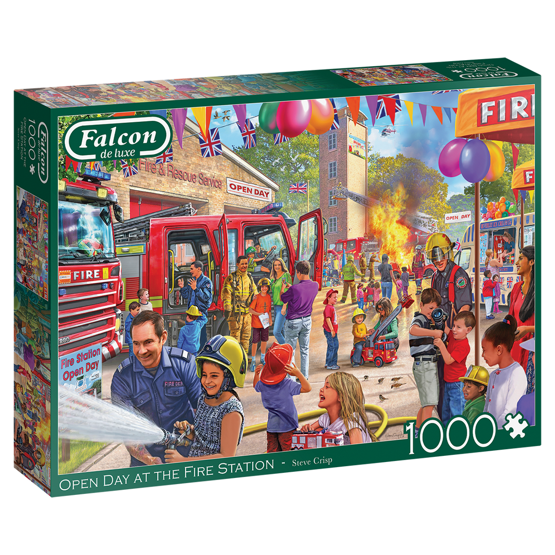 Falcon - Open Day at the Fire Station - 1000 Teile Puzzle