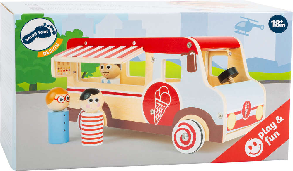 Legler (small foot) - Spielauto Eiswagen XL - ab 18 Monaten - Nur CHF 43.90! Jetzt kaufen auf fluxed.ch