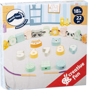 Legler (small foot) - Fädelspiel Tiere und Zahlen - 22 Teile 18 M
