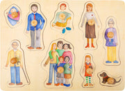 Legler (small foot) - Setzpuzzle Familie & Freunde -ab 12 Monaten