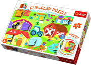 Trefl - Auf dem Bauernhof (Flip-Flap-Puzzle) - 36 Teile Puzzle
