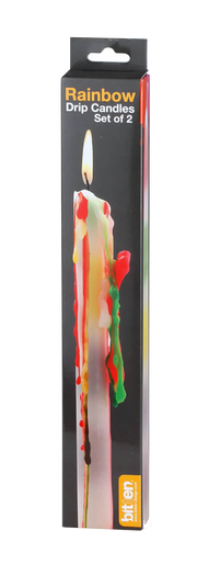 Tropfkerzen Regenbogen