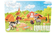 Holzspielerei - Bauernhof - Holzrahmenpuzzle - 130 Teile -ab 6 J.