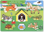 Melissa&Doug - Haustiere - Steckpuzzle - 8 Teile