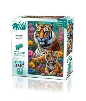 Ks Games - Tigers Family - 300 Teile Puzzle