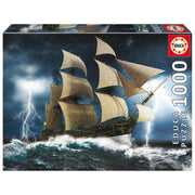 Educa - Segelschiff im Sturm - 1000 Teile Puzzle