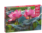CherryPazzi - Pink Lotus Flowers - 500 Teile Puzzle