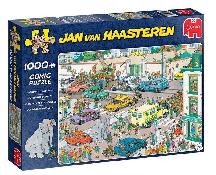 Jumbo - Jumbo geht einkaufen - 1000 Teile Puzzle