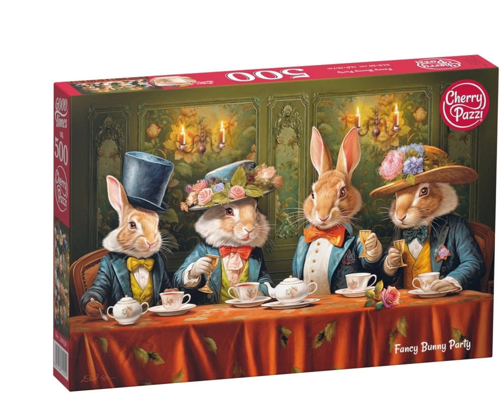 CherryPazzi - Fancy Bunny Party - 500 Teile Puzzle - Nur CHF 11.90! Jetzt kaufen auf fluxed.ch
