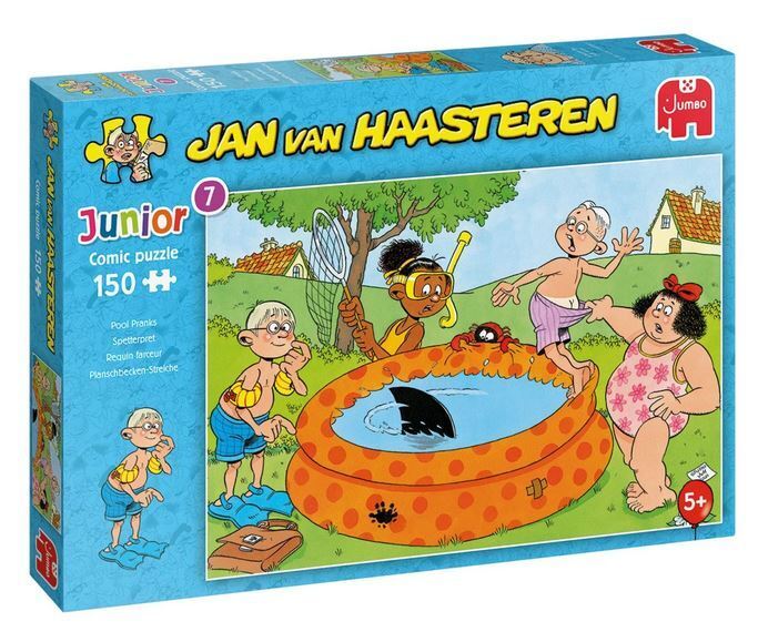 Jumbo - Junior 7: Planschbecken-Streiche - 150 Teile Puzzle