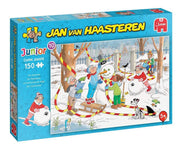 Jumbo - Junior 10: Der Schneemann - 150 Teile Puzzle