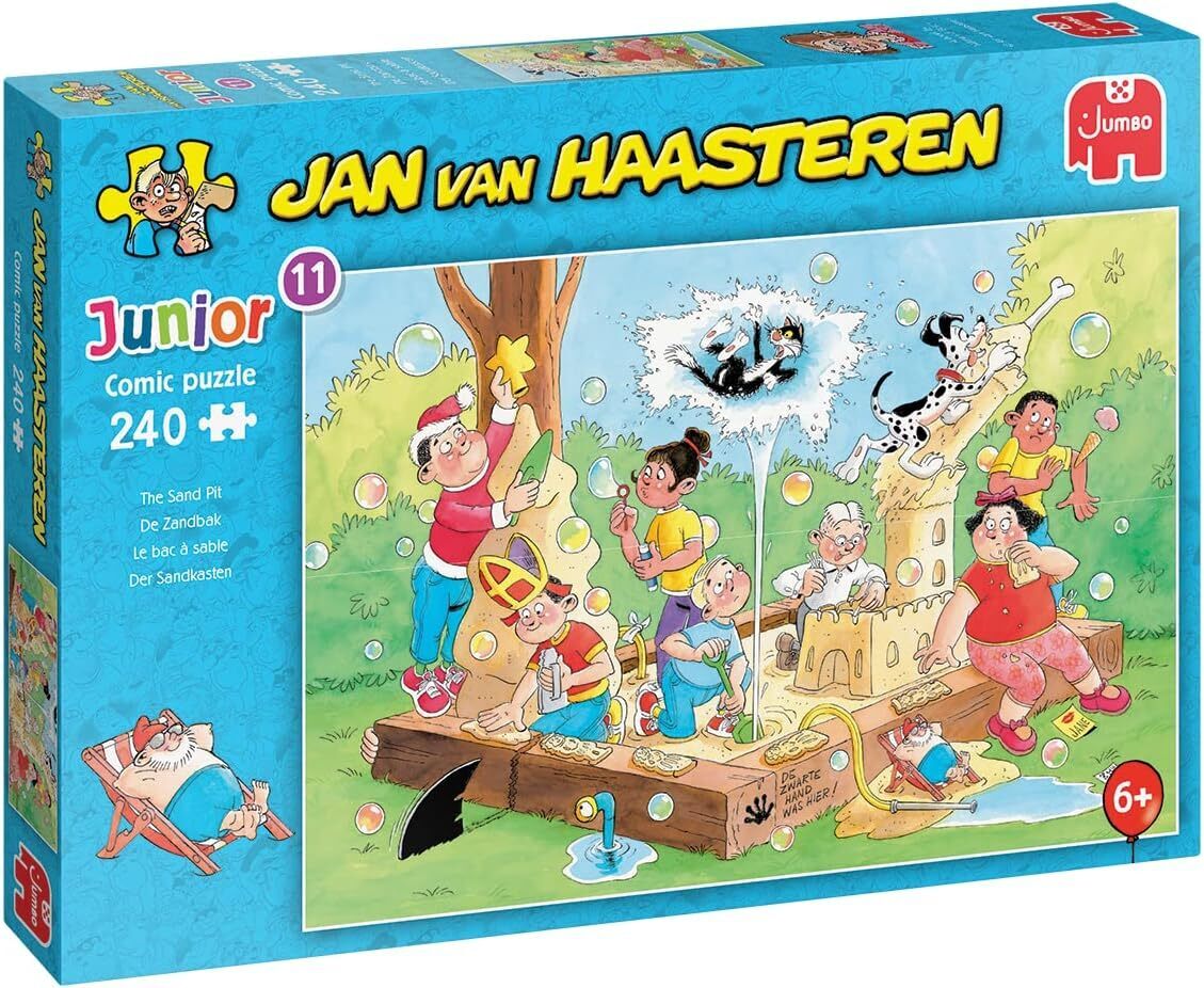 Jumbo - Junior 11: Der Sandkasten - 240 Teile Puzzle