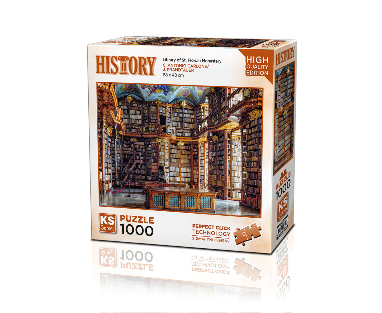 KS Games - Library of St. Florian Monastery - 1000 Teile Puzzle