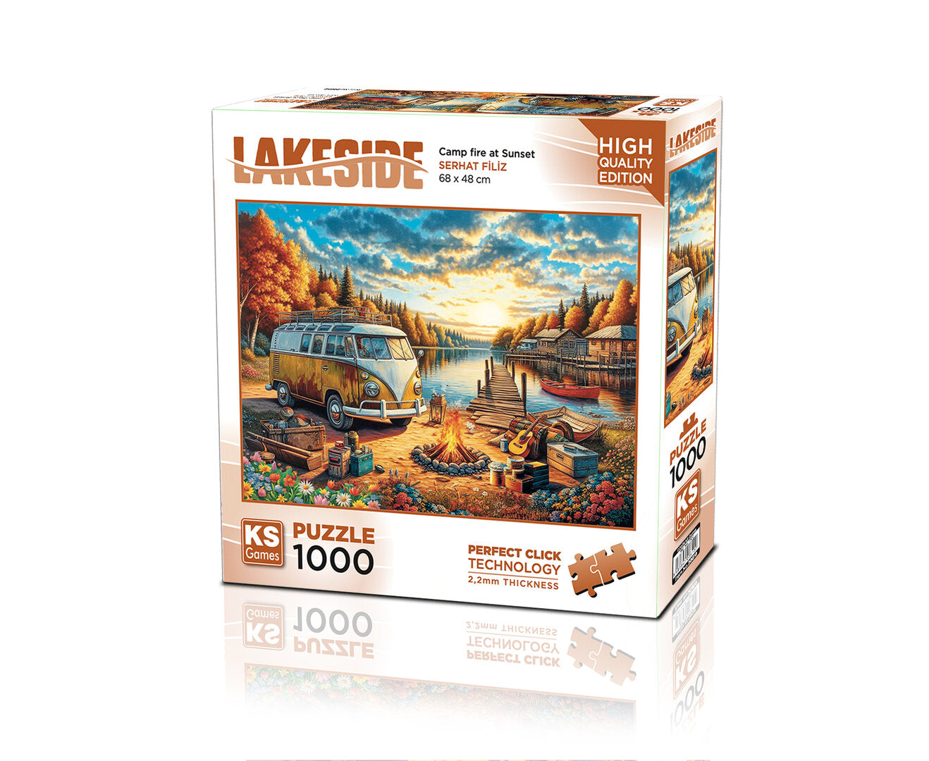 KS Games - Camp fire at Sunset - 1000 Teile Puzzle