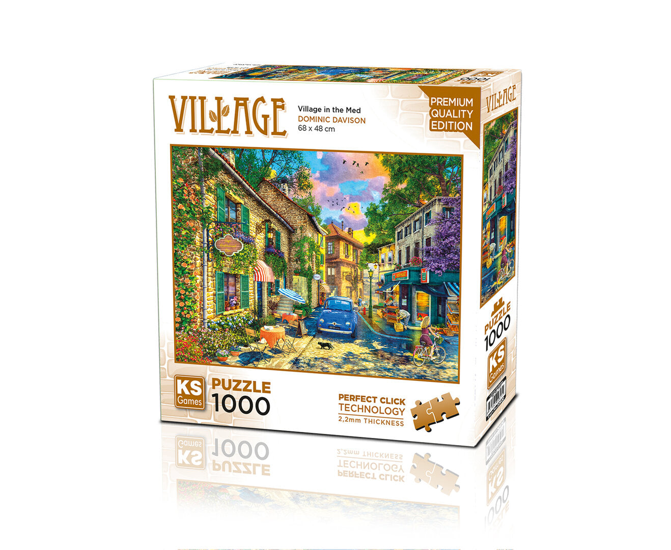 KS Games - Village in the Med - 1000 Teile Puzzle