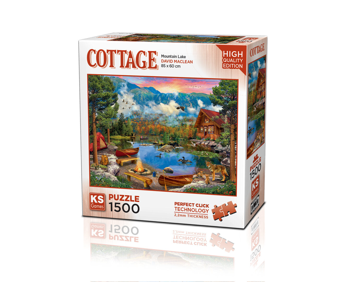 KS Games - Mountain Lake - 1500 Teile Puzzle
