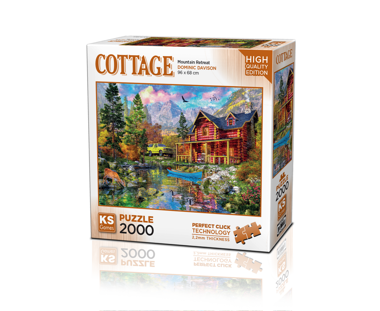 KS Games - Mountain Retreat - 2000 Teile Puzzle