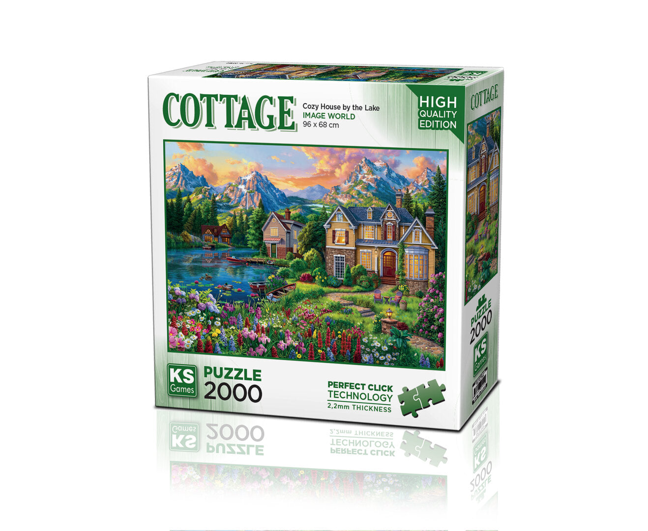 KS Games - Cozy House by the Lake - 2000 Teile Puzzle