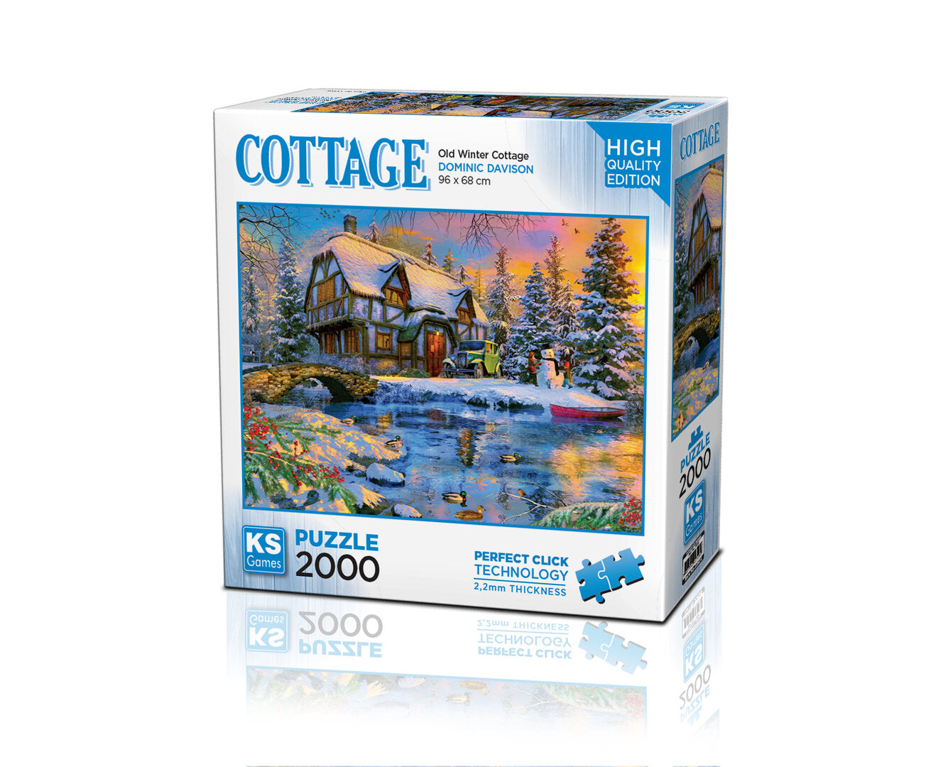 KS Games - Old Winter Cottage - 2000 Teile Puzzle