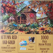 SunsOut - Autumn red and gold - 1000 Teile Puzzle