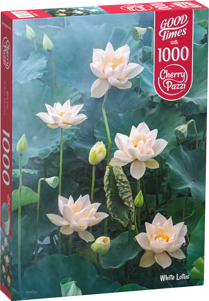 CherryPazzi - White Lotus - 1000 Teile Puzzle - Nur CHF 15.90! Jetzt kaufen auf fluxed.ch