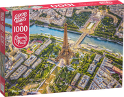 CherryPazzi - View over Paris Eiffel Tower - 1000 Teile Puzzle