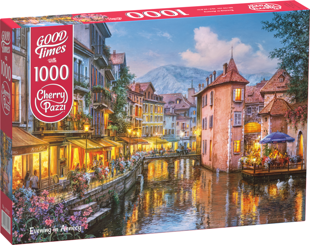 CherryPazzi - Evening in Annecy - 1000 Teile Puzzle - Nur CHF 15.90! Jetzt kaufen auf fluxed.ch