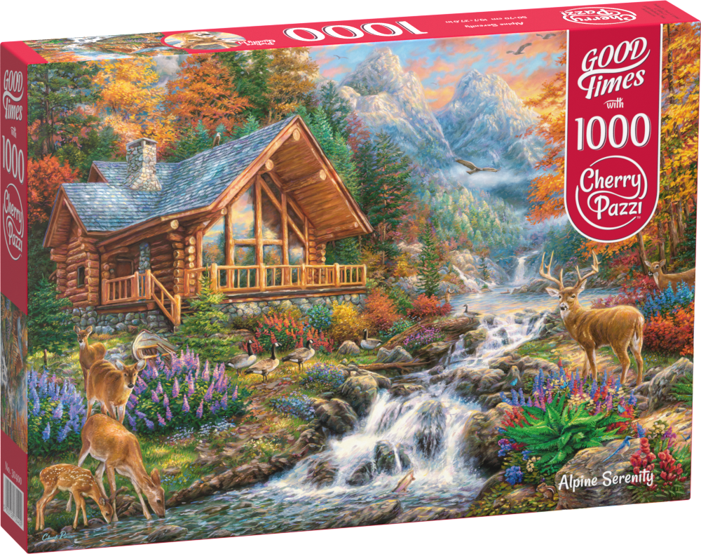 CherryPazzi - Alpine Serenity - 1000 Teile Puzzle - Nur CHF 15.90! Jetzt kaufen auf fluxed.ch